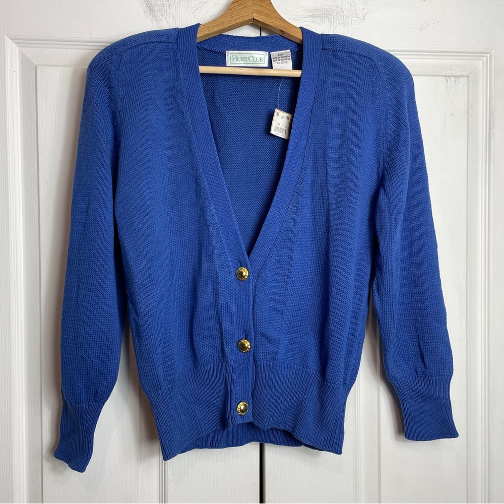 Cotton Cardigan NWT Retro Y2K
